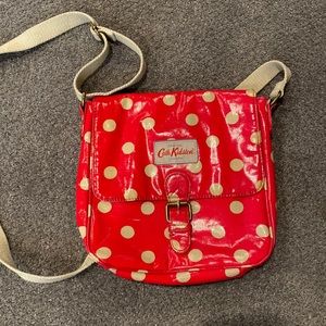 Red Polkadot Crossbody Cath Kidston Bag